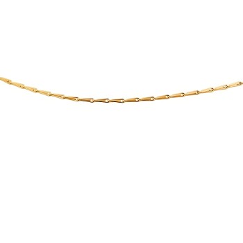 9ct gold 2.2g 20 inch hayseed Chain